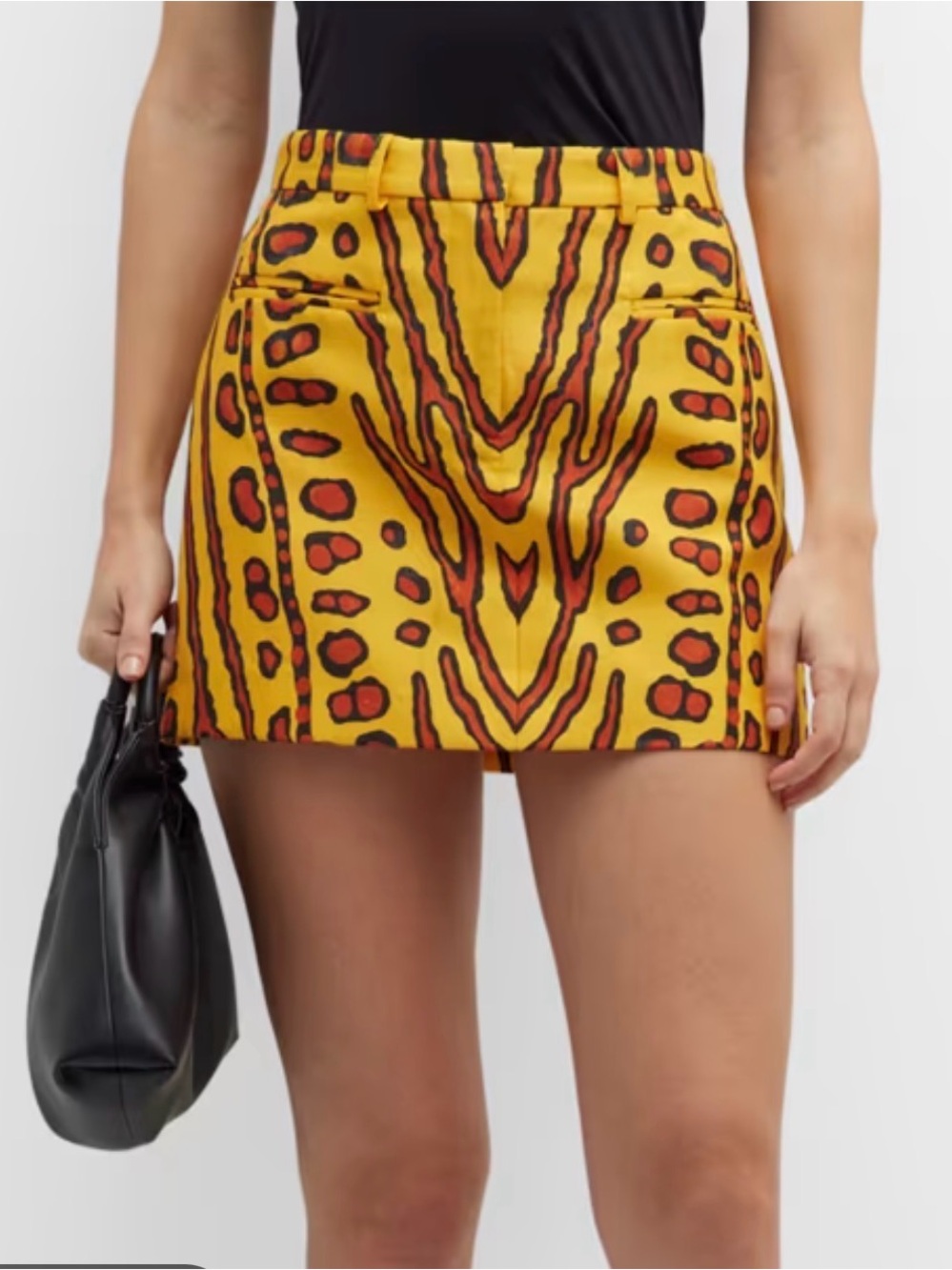 ALTUZARRA Zola Butterfly Wing-Print Mini A-Line Skirt.